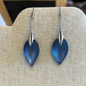 Alexis Bittar Lucite Elongated Teardrop Earrings
